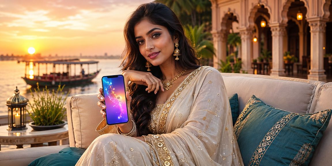 খুলনায় মোবাইলে ম্যাচ অডস দেখছেন একজন ব্যবহারকারী